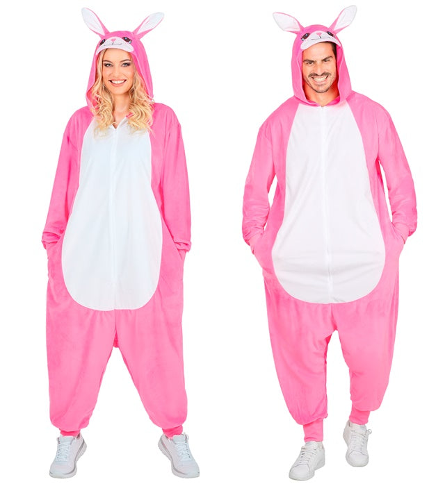 PLUSH ONESIE BUNNY" (HOODED JUMPSUIT)