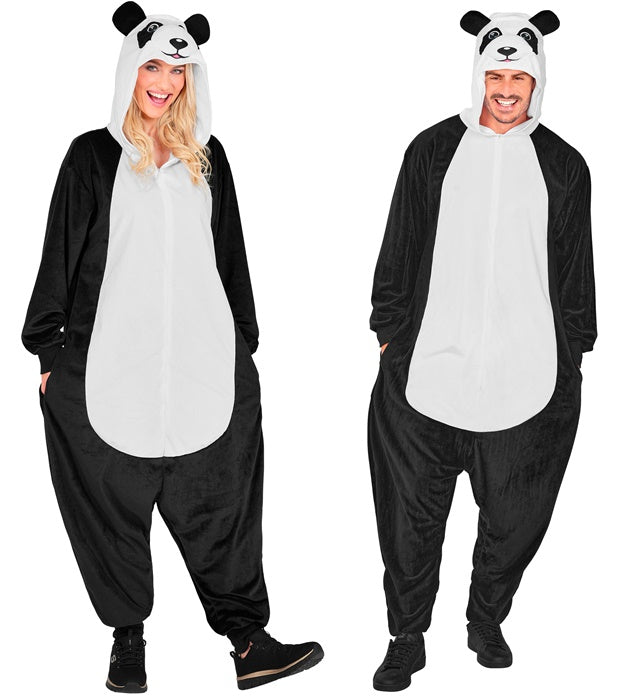 PLUSH ONESIE PANDA" (HOODED JUMPSUIT)