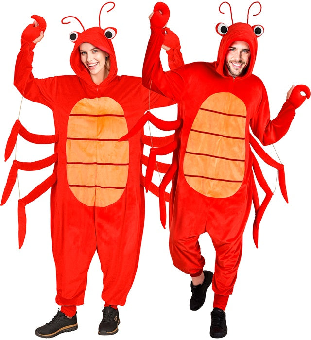 PLUSH ONESIE LOBSTER" (HOODED JUMPSUIT)