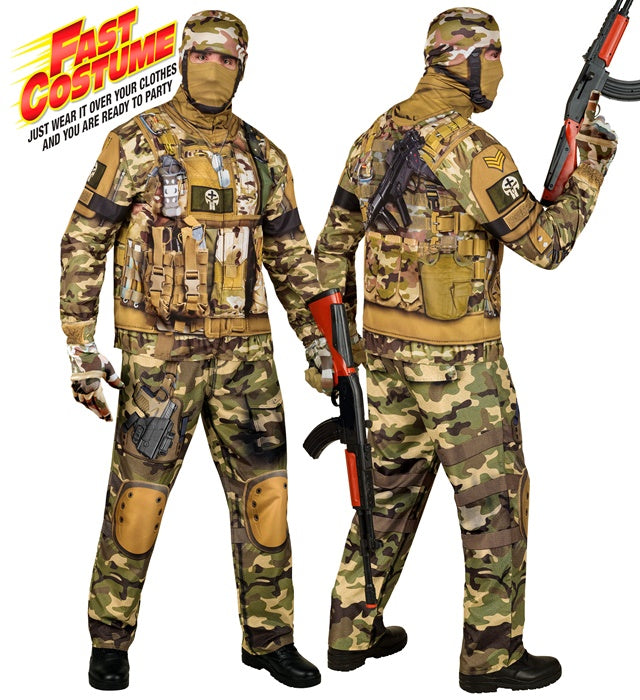 SOLDIER FAST COSTUME" (JACKET, PANTS, GLOVES, MASK)