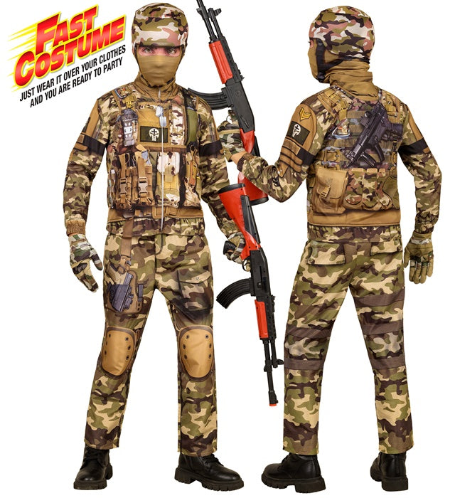 SOLDIER FAST COSTUME" (JACKET, PANTS, GLOVES, MASK)