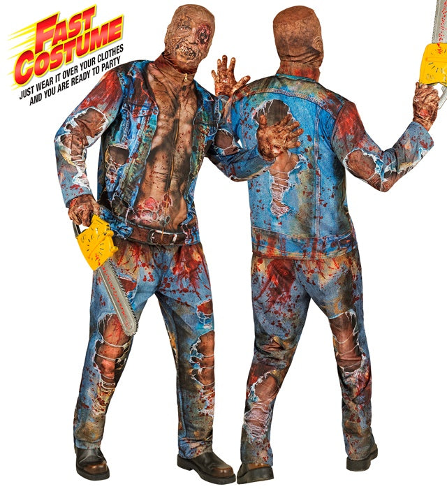 ZOMBIE FAST COSTUME" (JACKET, PANTS, GLOVES, MASK)