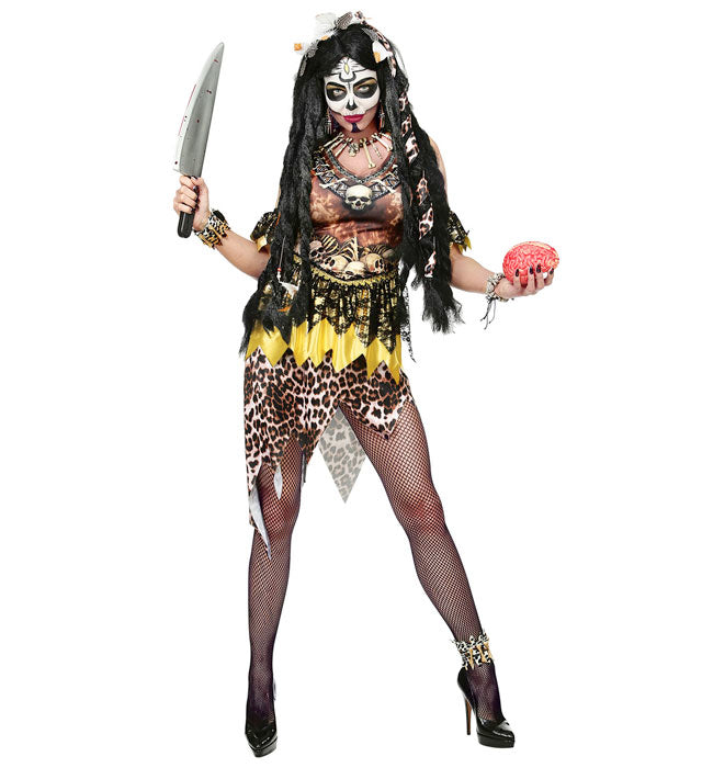 VOODOO PRIESTESS" (DRESS, CUFFS, HEADBAND)