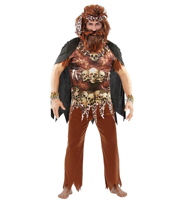 VOODOO PRIEST" (T-SHIRT, PANTS, HEADBAND, CAPE)