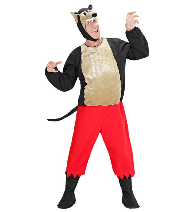 BIG BAD WOLF" (STUFFED COAT, PANTS, BOOT COVERS, HEADPIECE WITH MASK)