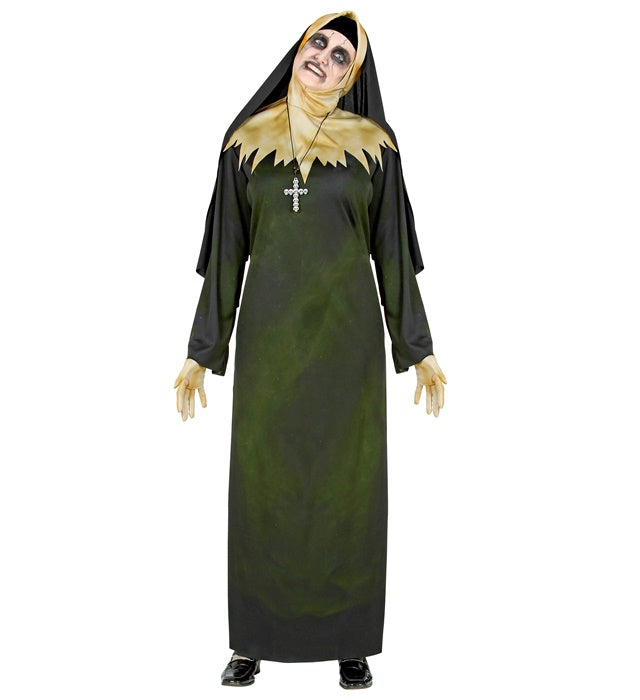 DEMON NUN" (TUNIC, HOOD WITH COLLAR, VEIL GLOVES, NECKLACE)