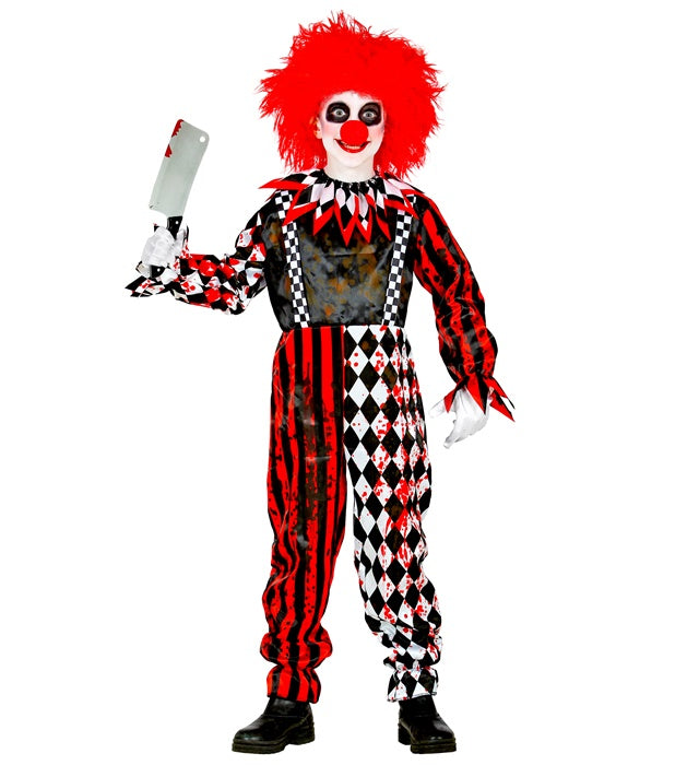 HORROR CLOWN" (JUMPSUIT, COLLAR)