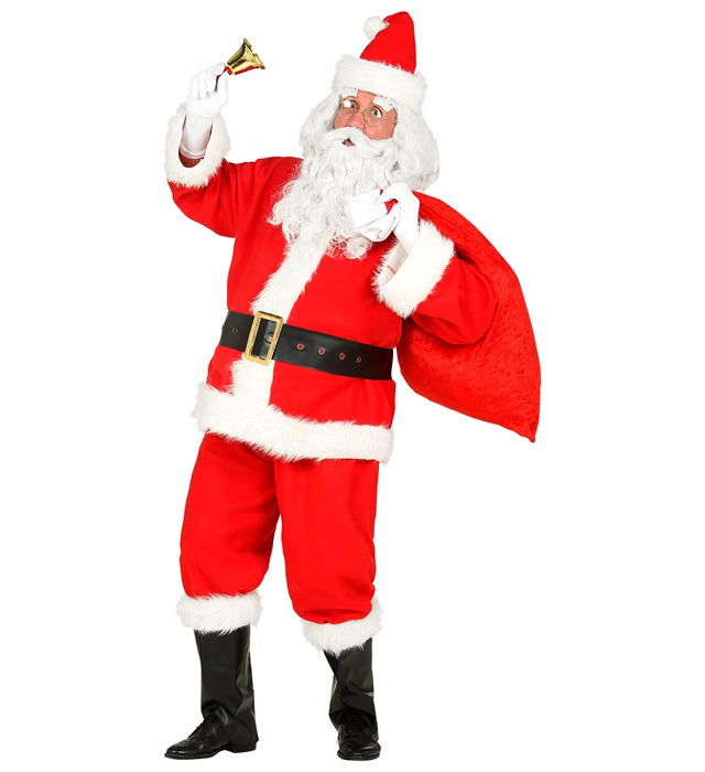 SANTA CLAUS" (JACKET, PANTS, BELT, BOOT COVERS, HAT)