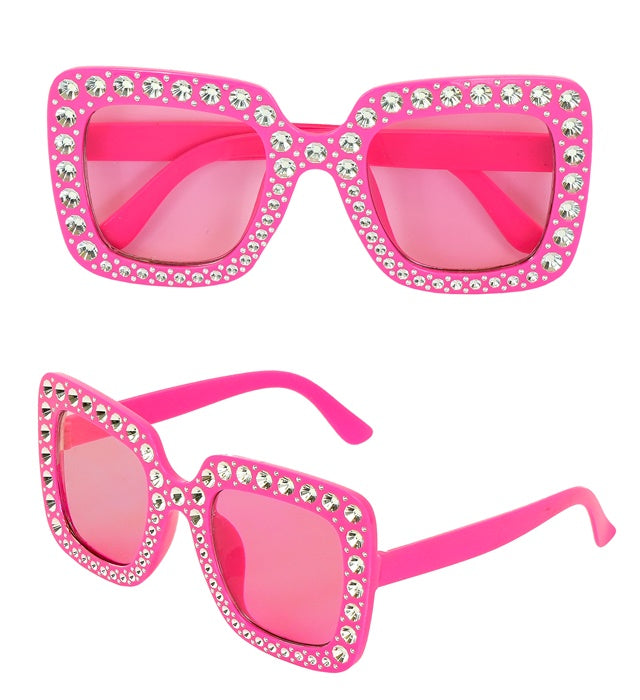 GLASSES STRASS PINK