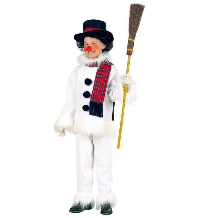 SNOWMAN" (COAT, PANTS, HAT, SCARF, NOSE)