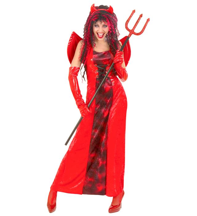 DEVILICIOUS" (DRESS, WINGS, HORNS)