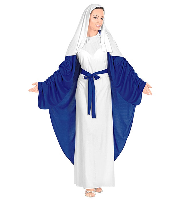 HOLY MARY" (ROBE WITH CAPE, BELT, HEADPIECE)