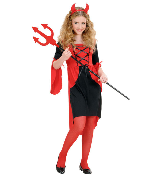DEVIL" (DRESS, HORNS)