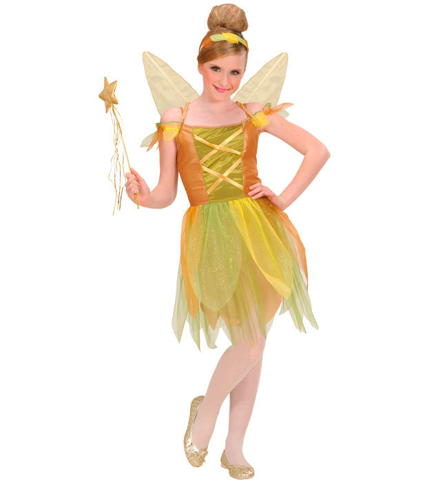 GOLDEN FOREST PIXIE" (DRESS, WINGS, HEADBAND)