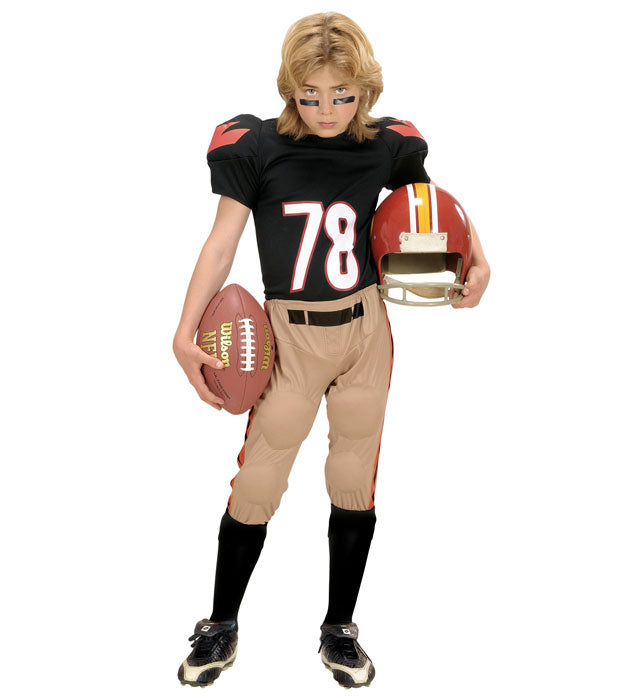 AMERICAN FOOTBALL PLAYER" (STUFFED T-SHIRT, STUFFED PANTS)