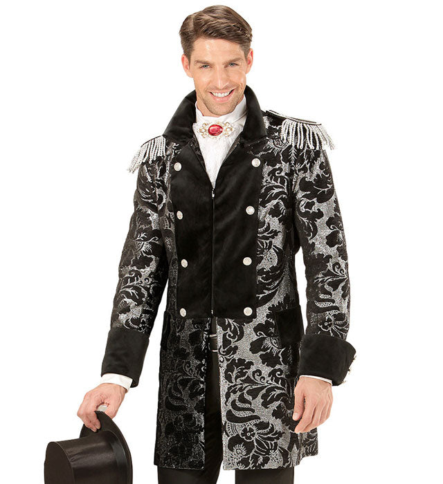 SILVER JACQUARD PARADE COAT" FOR MAN