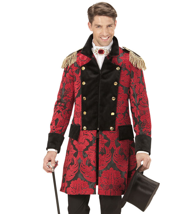 RED JACQUARD PARADE COAT" FOR MAN