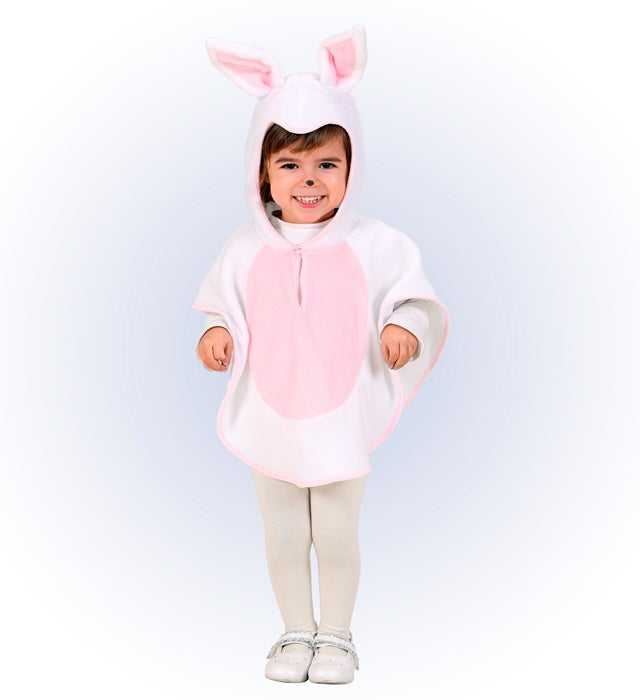 PLUSH BUNNY" (HOODED PONCHO)
