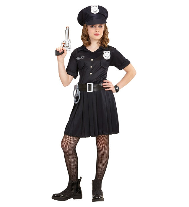 POLICE OFFICER" (DRESS, BELT, HAT)