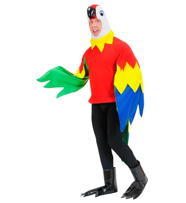 PARROT" (COSTUME, MASK, FEET)