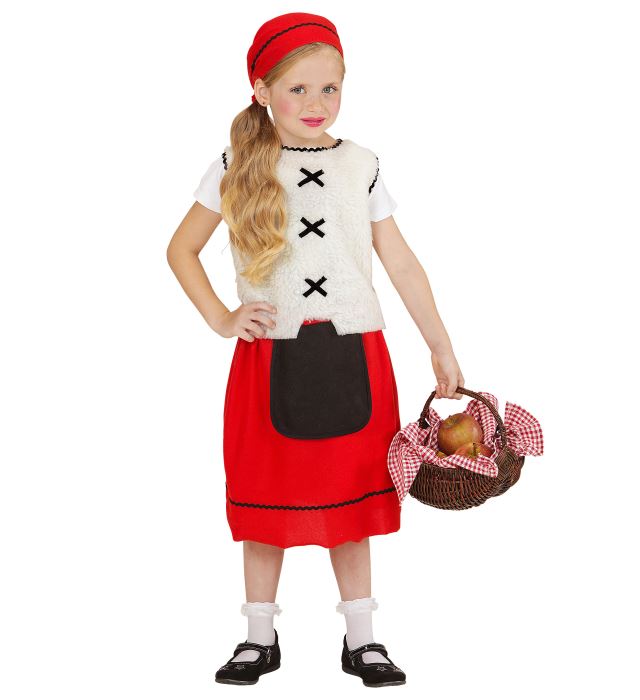 PEASANT GIRL" (VEST, SKIRT WITH POUCH, HEADSCARF)