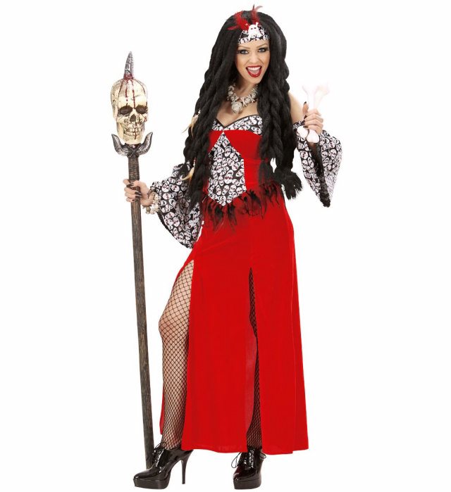 VOODOO PRIESTESS" (DRESS, SLEEVES, HEADPIECE)