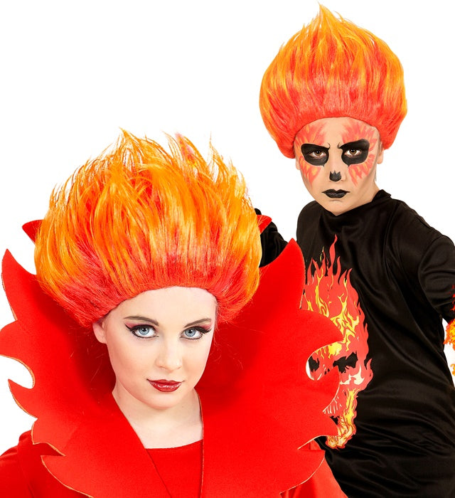 DEVIL WIG IN POLYBAG (costumes-unisex)