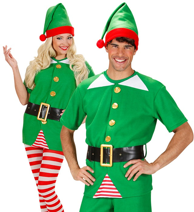 SANTA'S LITTLE HELPER ELF" (SHIRT, BELT, HAT)