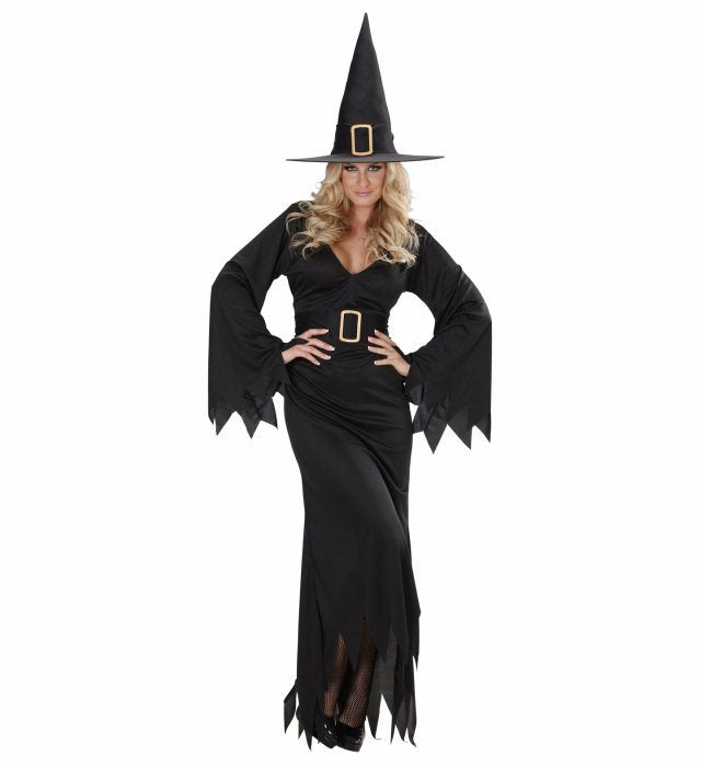ELEGANT WITCH" (DRESS, BELT, HAT)