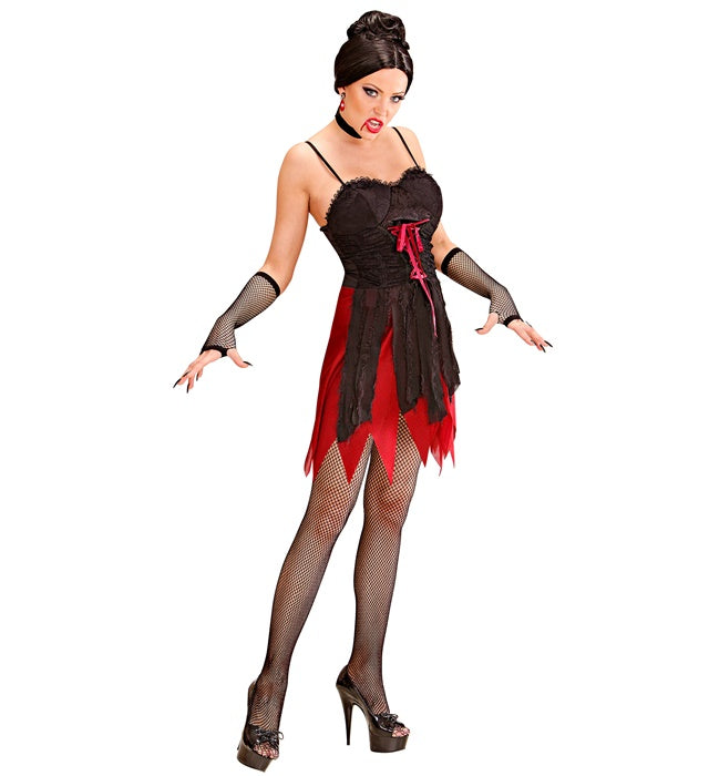 VICTORIAN VAMPIRA" (DRESS, CHOKER)