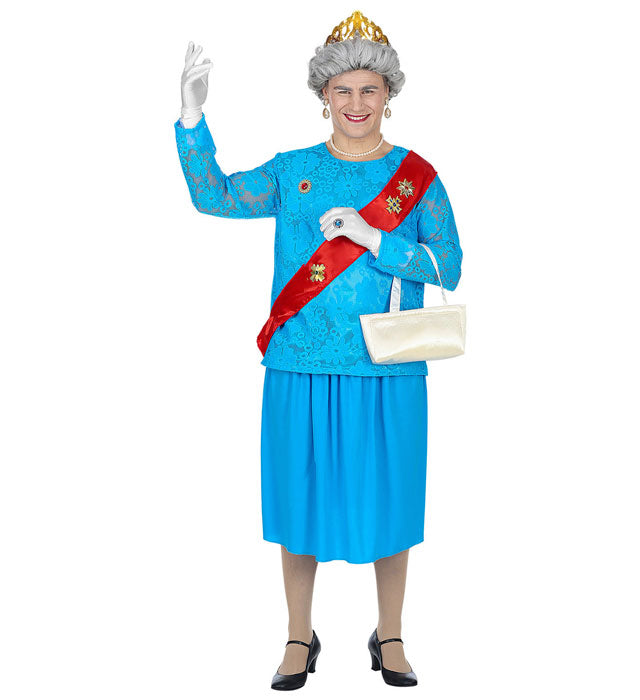 THE QUEEN" (SHIRT, SKIRT, SASH, GLOVES, CROWN, HANDBAG)