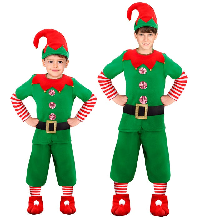 SANTA'S LITTLE HELPER ELF" (COAT, PANTS, BELT, SHOE COVERS, HAT)