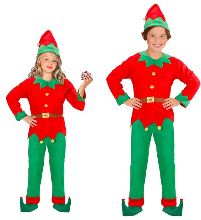 SANTA'S LITTLE HELPER ELF" (COAT WITH BELT, PANTS, HAT)