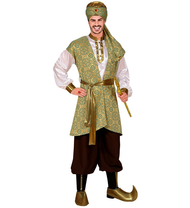 PRINCE OF PERSIA" (SHIRT, BROCADEVEST, PANTS, BELT, SHOE COVERS, TURBAN)