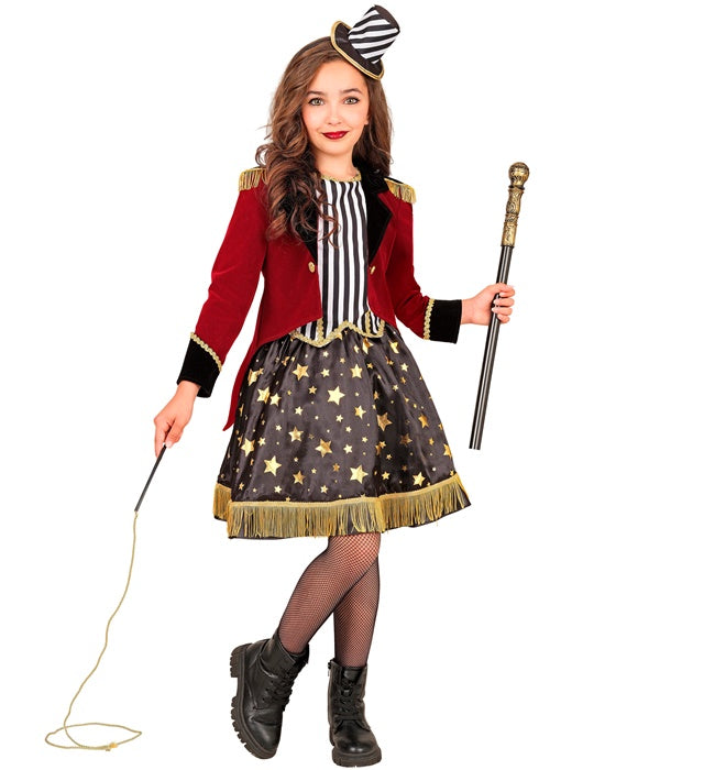 RINGMASTER" (DRESS WITH TUTU UNDERSKIRT, JACKET, MINI HAT)