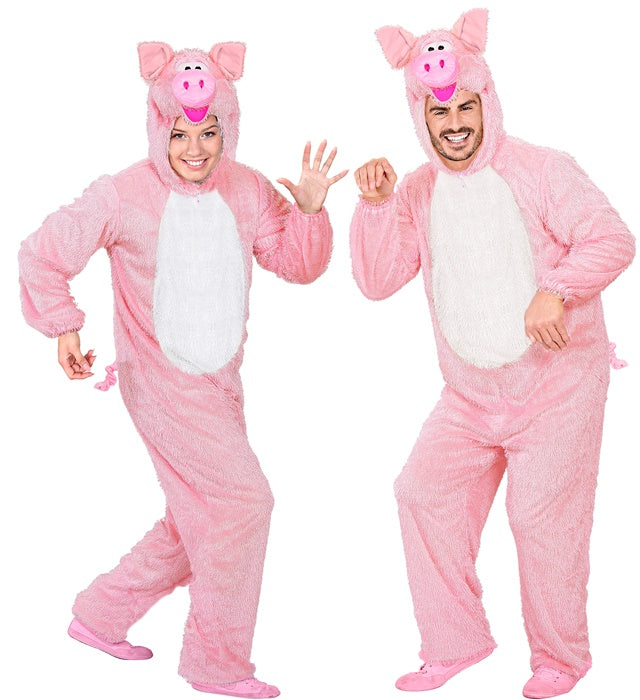 FUNNY PIG" (HOODED JUMPSUIT WITH MASK)
