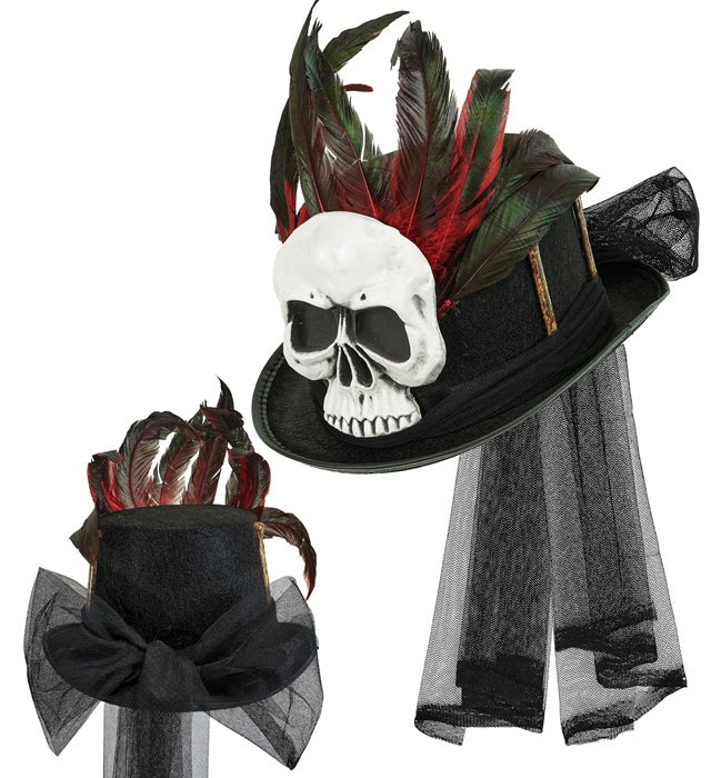 TOP HAT VOODOO SKULL & BONES