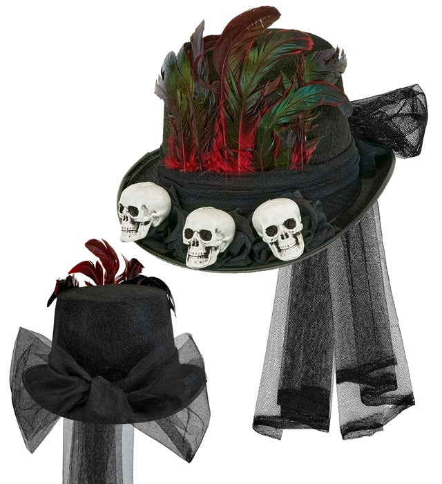 TOP HAT VOODOO SKULLS
