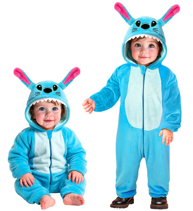 MONSTER PLUSH VELVET" (HOODED JUMPSUIT)