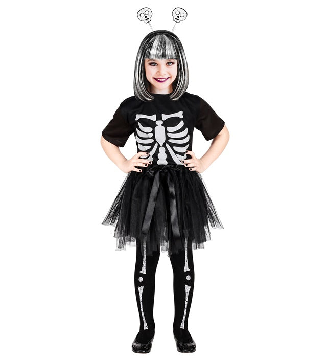 SKELETON" (T-SHIRT, TUTU, SKULLS HEAD BOPPER)