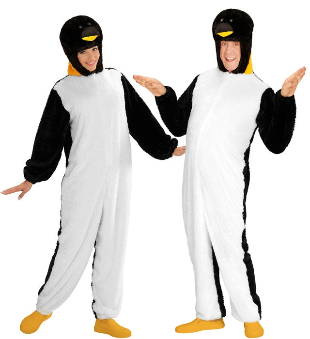 PENGUIN IN SOFT PLUSH" (HOODED JUMPSUIT WITH MASK)