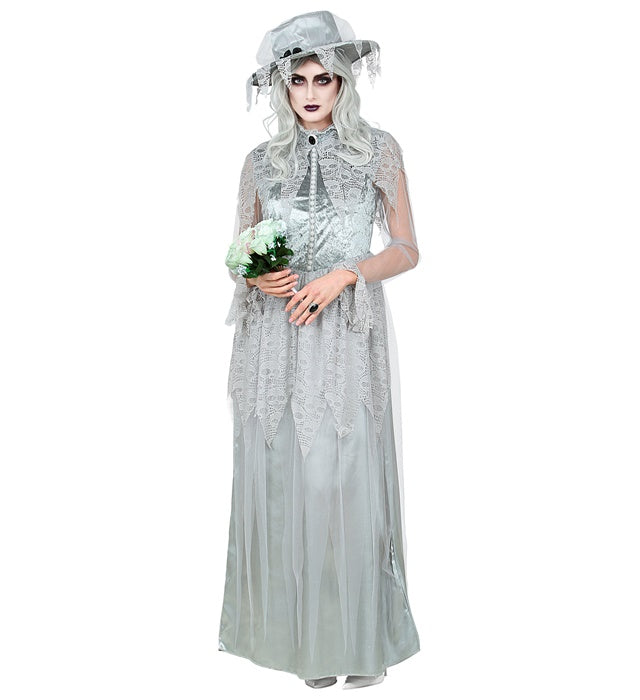 GHOSTLY BRIDE" (DRESS, HAT)