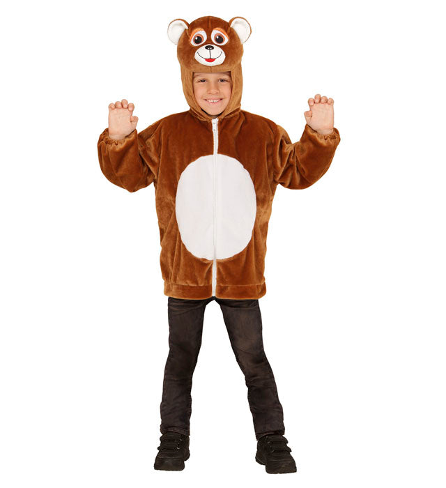 BEAR IN SOFT PLUSH" (HOODIE WITH MASK)