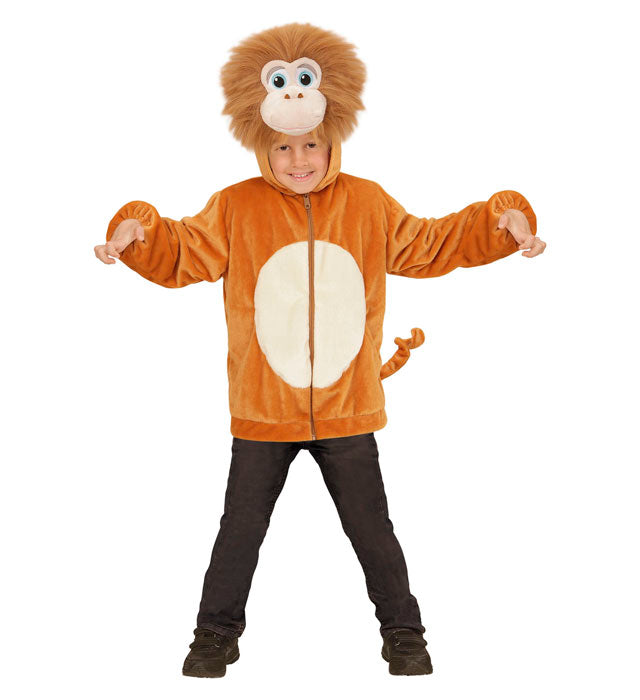 MONKEY IN SOFT PLUSH" (HOODIE WITH MASK)
