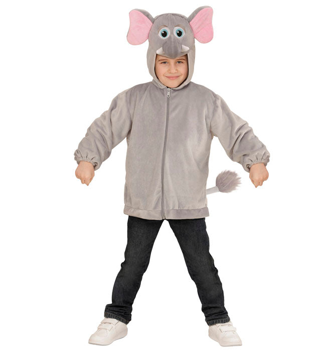 ELEPHANT IN SOFT PLUSH" (HOODIE WITH MASK)