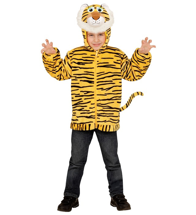 TIGER IN SOFT PLUSH" (HOODIE WITH MASK)