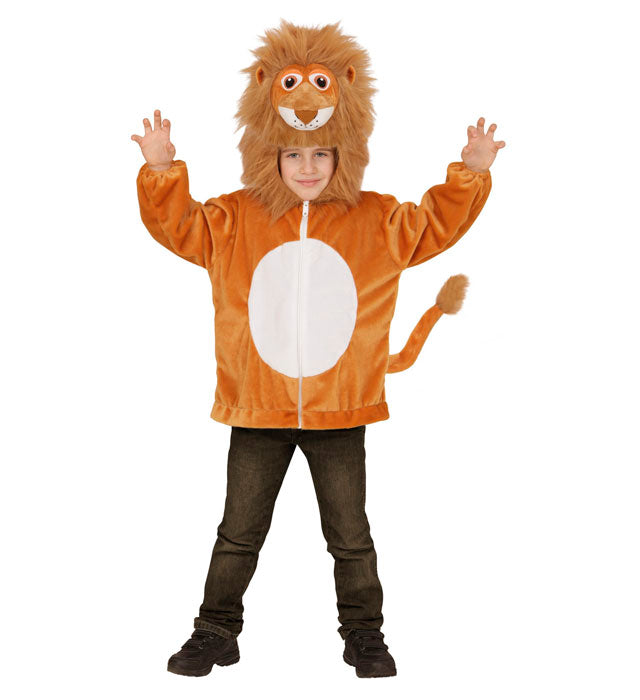 LION IN SOFT PLUSH" (HOODIE WITH MASK)