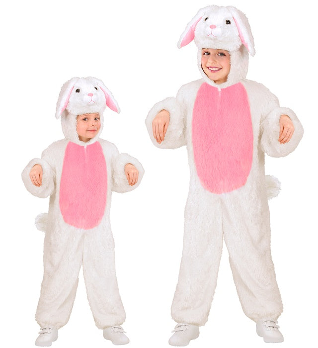 BUNNY IN SOFT PLUSH" (HOODED JUMPSUIT WITH MASK)