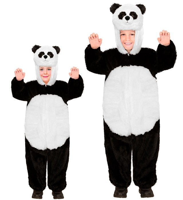 PANDA IN SOFT PLUSH" (HOODED JUMPSUIT WITH MASK)