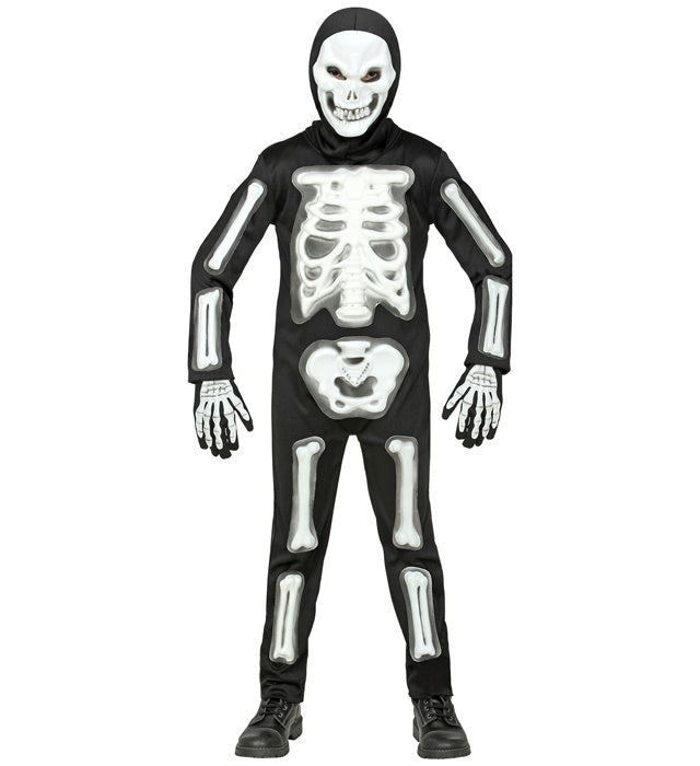 3D SKELETON" (JUMPSUIT, HOODED MASK, GLOVES)